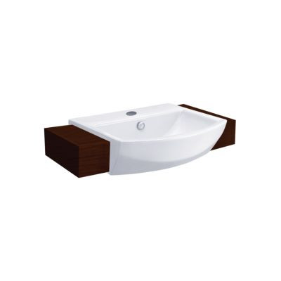 COTTO C02427 TETRAGON SEMI RECESSED BASIN (HYG)