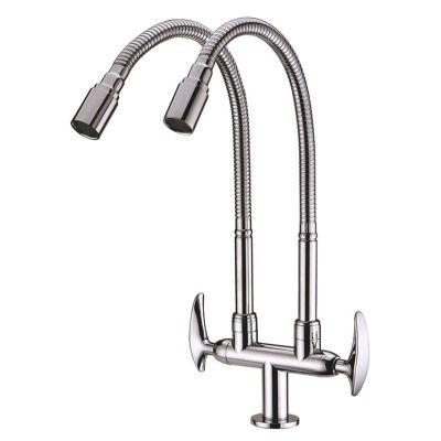 ERN 2203 PD - (NEW MILANO SERIES) DOUBLE FLEXI PILLAR SINK TAP