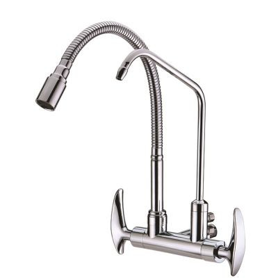 ERN 2203 WF - (NEW MILANO SERIES) FLEXI WALL SINK TAP C/W FILTER TAP