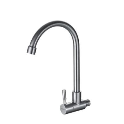 ERN 2814 WS - (SUS 304) WALL PILLAR SINK TAP - MATT
