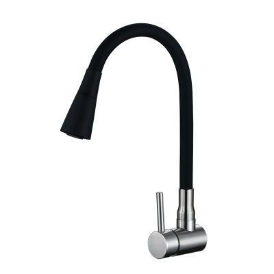 ERN 2833 WS - FLEXI WALL SINK TAP - BLACK (SUS304)