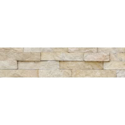 10X40CM NATURAL STONE # WALL PANEL YELLOW