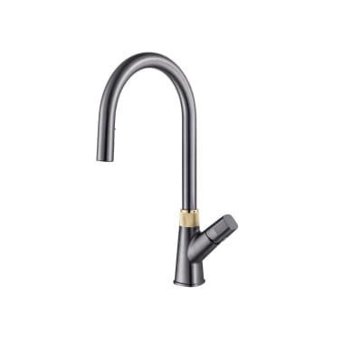 ERN 2208 PSM - PULL OUT SINGLE LEVER KITCHEN SINK MIXER (GUN METAL)